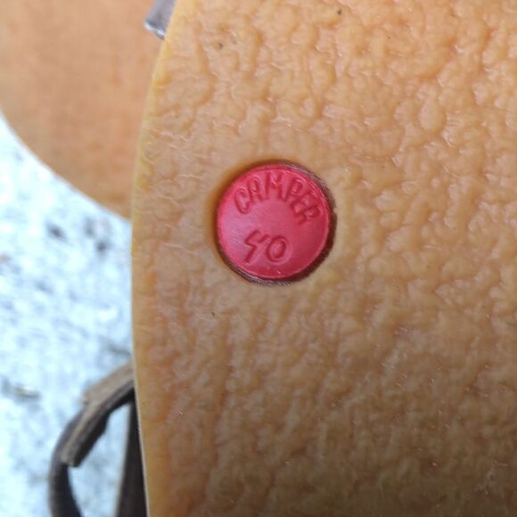 Camper leather heeled sandals - Picture 8 of 8